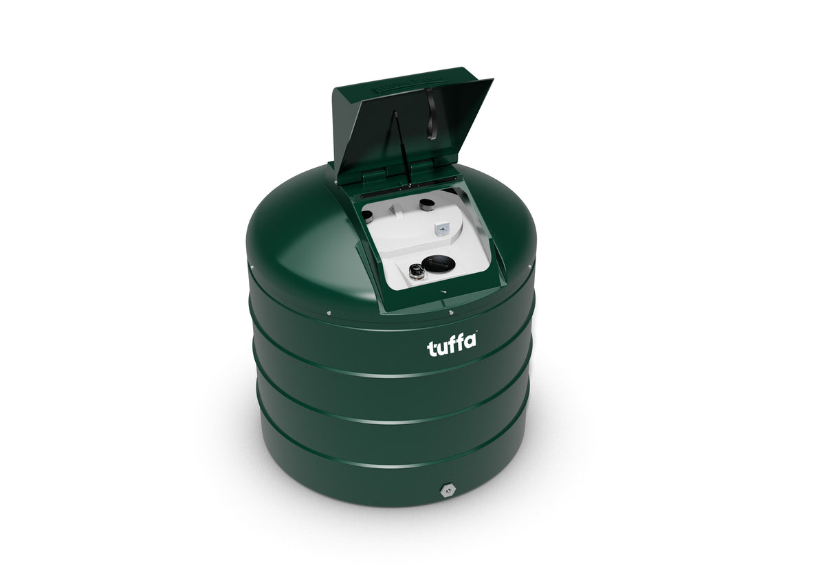 1400 Litre Plastic Bunded Oil Tank - Tuffa Tanks 1400VB